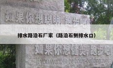 排水路沿石厂家（路沿石侧排水口）