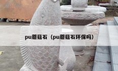pu蘑菇石（pu蘑菇石环保吗）
