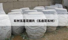 石材五莲花图片（五连花石材）