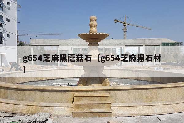 g654芝麻黑蘑菇石(g654芝麻黑石材)