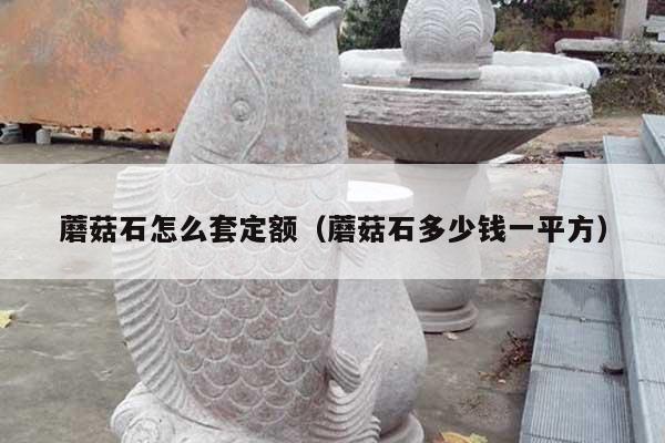 蘑菇石怎么套定额(蘑菇石多少钱一平方)